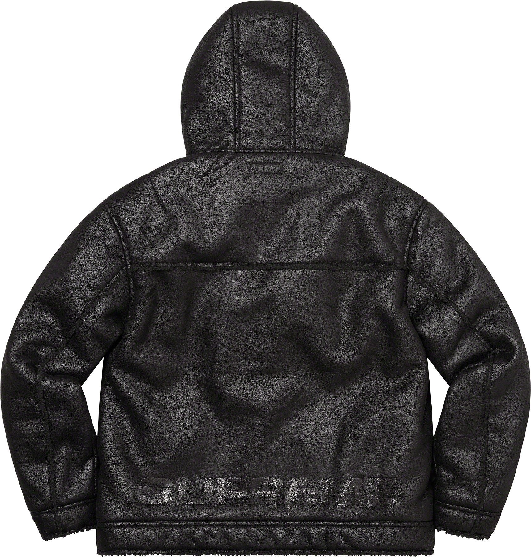 Faux Shearling Hooded Jacket view 2